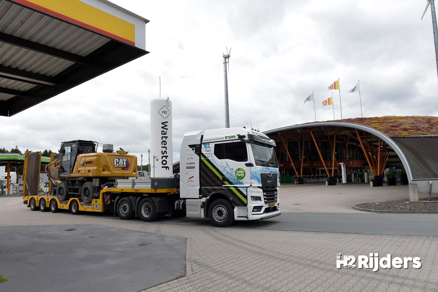 Wasserstoff-Lkw zum Ausprobieren: Green Planet setzt den MAN hTGX als Demo-Truck ein